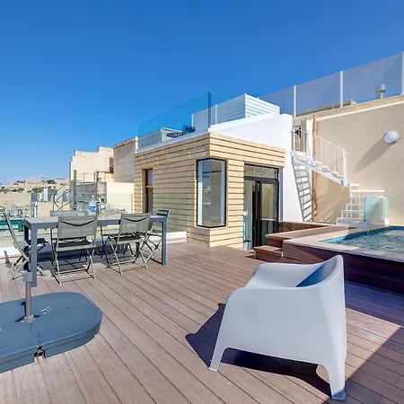 Traditional Maltese Townhouse Wt Terrace And Pool Hébergement de vacances